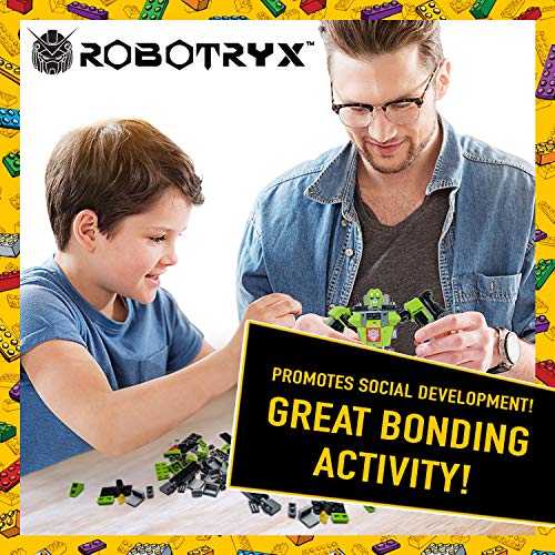 Jitterygit Robot Stem Toy | 3 in 1 Fun Creative Set | Construction Building Toys for Boys Ages 6-14 Years Old | Best Toy Gift for Kids | Free Poster